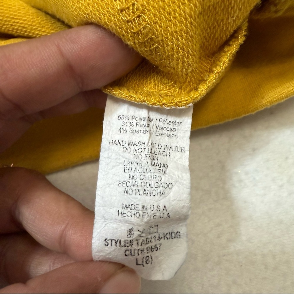Kids Mustard Color Top - Picture 4 of 5